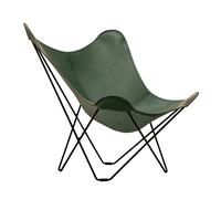 Fauteuil Mariposa Butterfly cuir coloré WxHxD 87x92x86cm