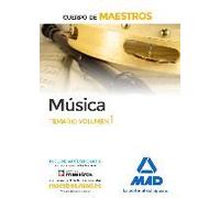 Cuerpo De Maestros, Música. Temario