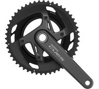 Shimano Cues Fc-u6040-2 9/10s Crankset Argenté 172.5 mm / 50/34t Black