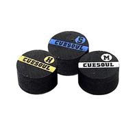 CUESOUL 3 Pieces 10mm 6 Layer Pigskin Snooker Cue Tip (Multi)