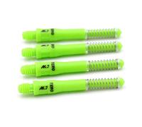 CUESOUL 4 pièces Arbres de fléchettes TERO AK7 Télescope à Ressort intégré pour flèches Pointues en Acier et flèches Pointues Souples (CS-AK7 + 6E40)