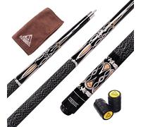 CUESOUL 57 2-Piece Hardwood Canadian Pool Cue Billiard Stick with Irish Wrap 21oz (CSPC011)