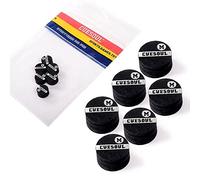 CUESOUL 6 Pieces Layer Pigskin Snooker Cue Tips (Medium)