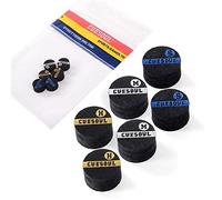 CUESOUL 6 Pieces Layer Pigskin Snooker Cue Tips (Multi)