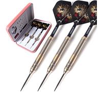 CUESOUL Dragon Deluxe Brass Steel Tip Darts Pack,21 Grams F2302-L