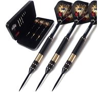 CUESOUL Dragon Deluxe Brass Steel Tip Darts Pack,21 Grams F2303-L