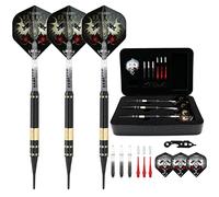 CUESOUL Dragon Deluxe Soft Tip Darts Set with Luxury Case, 16 Gram (B1105)