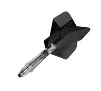 CUESOUL Koff Carbone Flèche De Fléchette en avec Embout De Remplacement, Grandes Ailettes De Forme Standard