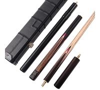 CUESOUL Main Classique 57 Pouces Rosewood 3/4 Pièce Snooker Cue avec Noir Case Cue et Télescopique en Aluminium Extension (CSSC012)