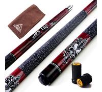 CUESOUL Rockin Series 57 "21 oz Maple Pool Cue b?Ton Set avec Joint Protector Protector/Arbre et Cue Serviette (G408)