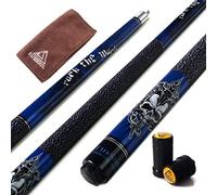 CUESOUL Rockin Series 57 "21 oz Maple Pool Cue b?Ton Set avec Joint Protector Protector/Arbre et Cue Serviette (G405)