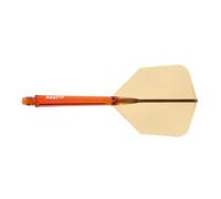 CUESOUL Rost 77 Flèche et vol de fléchettes intégrés, Forme de Grande Aile, Lot de 3 (série de Couleurs Transparentes)