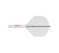 CUESOUL Rost 77 Tige et Aile de fléchette intégrée,Forme Standard, Lot de 3 (série de Couleurs Transparentes)