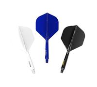 CUESOUL Rost 77 Tige et Aile de fléchette intégrée, Forme Standard, Lot de 3 (série de Couleurs Unies)