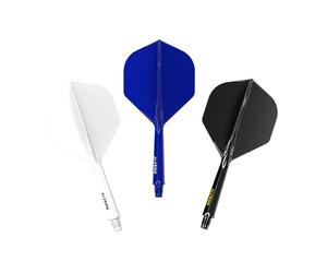 CUESOUL Rost 77 Tige et Aile de fléchette intégrée, Forme Standard, Lot de 3 (série de Couleurs Unies)