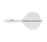 CUESOUL Rost 77 Tige et Aile de fléchette intégrée,Grande Forme Standard,Lot de 3 (série de Couleurs Transparentes)