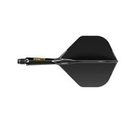 CUESOUL Rost 77 Tige et Aile de fléchette intégrée,Grande Forme Standard,Lot de 3 (série de Couleurs Unies)