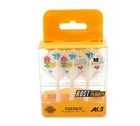 CUESOUL Rost Arbre de fléchettes intégré et Vols de Forme Standard avec Motif Attrayant, Lot de 3 pièces (CSAK-58X-5)