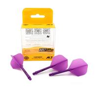 CUESOUL Rost Arbres de fléchettes intégrés personnalisés et Forme de vol de fléchettes, Lot de 3 pièces (CSAK-54XLYS)