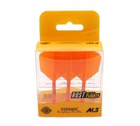 CUESOUL Rost Arbres de fléchettes intégrés personnalisés et Vols de fléchettes en Forme de Grande Aile, Lot de 3 pièces (CSAK-510SYS)