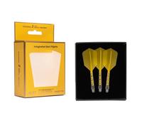 CUESOUL Rost T19 Arbre de fléchette intégré et Forme Slim de vol, Lot de 3
