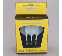 CUESOUL Rost T19 Arbre de fléchettes intégré et Vols en Forme de Grande Aile, Lot de 3