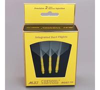 CUESOUL Rost T19 Arbre de fléchettes intégré et Vols en Forme de Grande Aile, Lot de 3