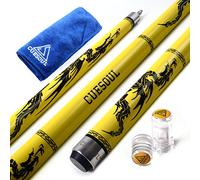 CUESOUL SOOCOO Series 58 "19 oz 11.5mm Tip Maple Pool Cue b?Ton Set avec Joint Protector/Arbre et Cue Serviette