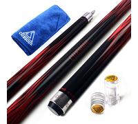 CUESOUL SOOCOO Series 58 "19 oz 11.5mm Tip Maple Pool Cue b?Ton Set avec Joint Protector/Arbre et Cue Serviette