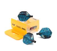 CUESOUL TERO AK4 Vols de fléchettes Forme Standard avec Quatre Symboles mythologiques, Lot de 3 pièces