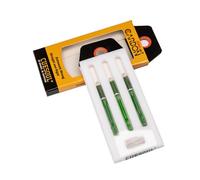 CUESOUL TERO AK7 Tiges/tiges de fléchettes en Carbone,Fines,télescopiques à Ressort intégré, Lot de 3 pièces