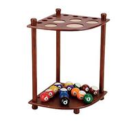 CueStix International Action Support de Plancher en Bois teinté pour Queue de Billard Chocolat