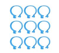 Cufaee 100pcs Anneaux de Jambe de volaille, Plastique PP de Canard Identification des Jambes, Anneaux de Poulet pour Les Canards Poussins Poulet picés (20 mm)