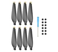 Cufaee 2 Paires d'hélices de Drone, Remplacement de Lame d'accessoires Mini 6030, Ailes d'accessoires à Faible Bruit et à dégagement Rapide pour Mini 3 Pro (Décor doré)