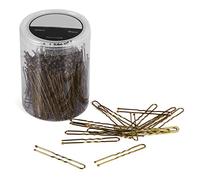 Cufaee 300pcs U épingles à cheveux en forme de U, Coiffures à cheveux à cheveux avec boîte de rangement, accessoire de pince à cheveux en forme d'onde pour les filles