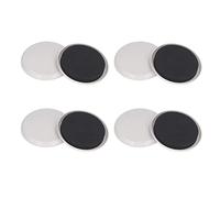 Cufaee 8Pcs Furniture Sliders, Heavy Duty Reusable Round Sliders, urniture Sliders for Moving Furniture on Carpet, Easily Move Couches/Beds/Armoires (5in)