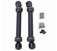 Cufaee Arbre d'entraînement métallique 2PCS, arbre d'entraînement télescopique, accessoires Universal RC pour Crawler SCX10 D90 RC (112-152 mm)