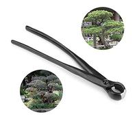 Cufaee Bonsaï Coussin concave, 8,27 Pouces de manganèse en Acier Blade Pointu, Bouton de Bord Rond Jardine de frêne concave (210 mm)