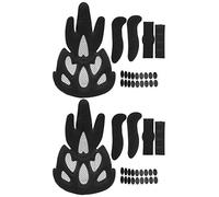 Cufaee Casque 2set Net de Rembourrage intérieur, revêtement de Protection de la tête Net de Protection intérieure Net, Tapis de Coussin éponge scellé Ensemble pour Les Casques de m