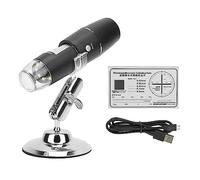 Cufaee Digital Microscope with Bracket, Portable 1000x W05A WiFi Aluminum Alloy Microscope, Industrial Microscope Camera