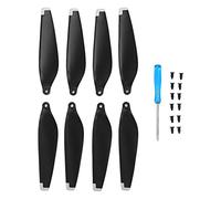 Cufaee Drone Propellers, Low Noise and Quick Release Blades Props Wings, RC Drone Wing Blades Accessories Replacement for Mini 3 (Silver Decor)