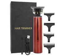 Cufaee Electric Trimmer Hair Clippers, Household LCD Display Hair Clippers Trimmer Grooming Kit, Hair Clipper for Hair Trimming and Body Care (Red)