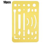 Cufaee Erasing Shieldion, Engineeringl Drawing Template Tools, Drawing Drafting Tool for Mechanical Engineering Artists (Orange)