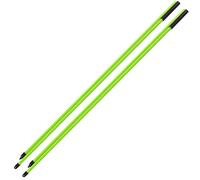 Cufaee Golf Alignment Sticks, Fiberglass 2 Sections Foldable Golf, Full Swing Training Aid Kit for Aiming, Putting, Golf Training (Green)