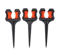 Cufaee Guide de Tuyau de Jardin Pike, 3pcs Pièce à Eau Position de positionnement Rouleau à Rouleau extérieur