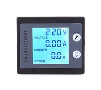 Cufaee Multimètre numérique, multimètre de surveillance numérique 80 à 260 V AC 100A, ampèremètre, voltmètre, testeur d'énergie avec CT