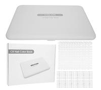 Cufaee Nail Gel Polish Display Book with Replacement Tips, Detachable Nail Color Chart Display Book, Fit for Nail Salons, DIY at Home