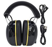 Cufaee Oercules de Protection auditive, pour Le Jardinage 5V / 1A Annulation du Bruit Amélioration des Oreilles de Protection de l'oreille Multtifonctionnelles Black