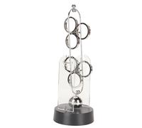 Cufaee Perpetual Motion Device, Device Decompression Ornamental, Physics Science Electronic Swinging Desk Toy for Home School Office