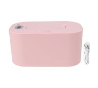 Cufaee Réchauffeur de lingette pour bébé, distributeur de lingette pour bébé à température constante USB, distributeur de gardien chaud de la température du chauffage 5V pour la ma (Vert) (Rose)